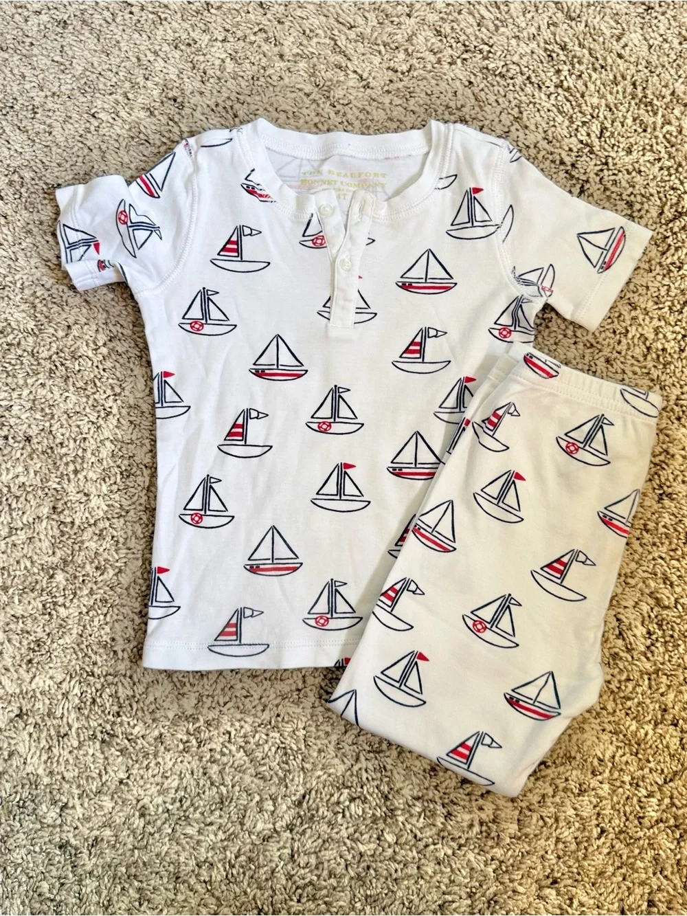 The Beaufort Bonnet Company Sutton’s Sweet Dream set Undulata Regatta